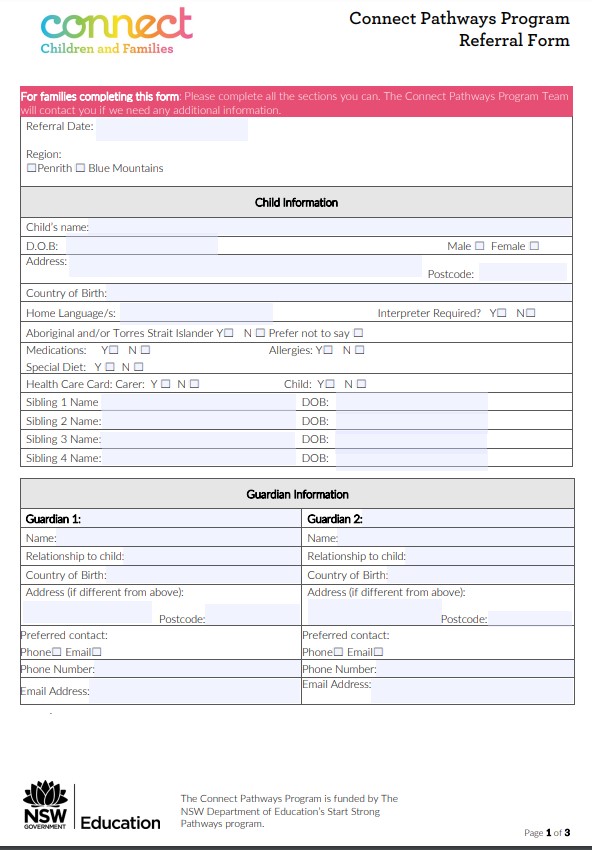 Connect Pathways Program Connect